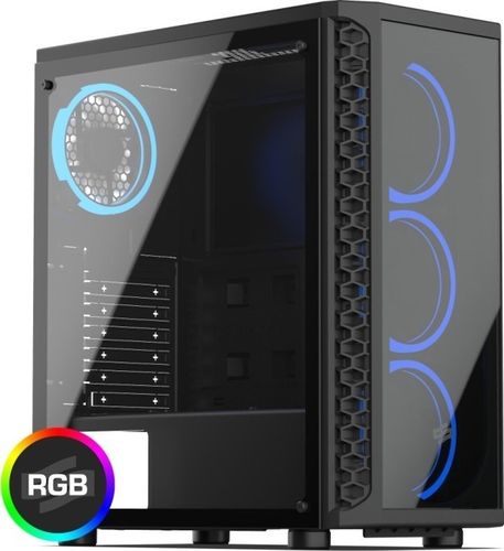 SilentiumPC SG1X TG RGB - Gaming-PC mit AMD Ryzen 7 5700x, NVIDIA RTX3070