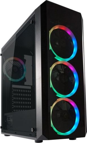 LC-Power 703B Quad Luxx - Gaming-PC mit AMD Ryzen 5 5600, NVIDIA RTX3060