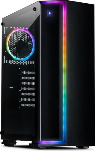 Inter-Tech S-3906 Renegade - Gaming-PC mit Intel Core i5-12400f, AMD RX6600