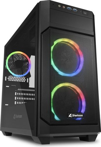 Sharkoon V1000 RGB - Gaming-PC mit AMD Ryzen 5 5600x, NVIDIA RTX3060